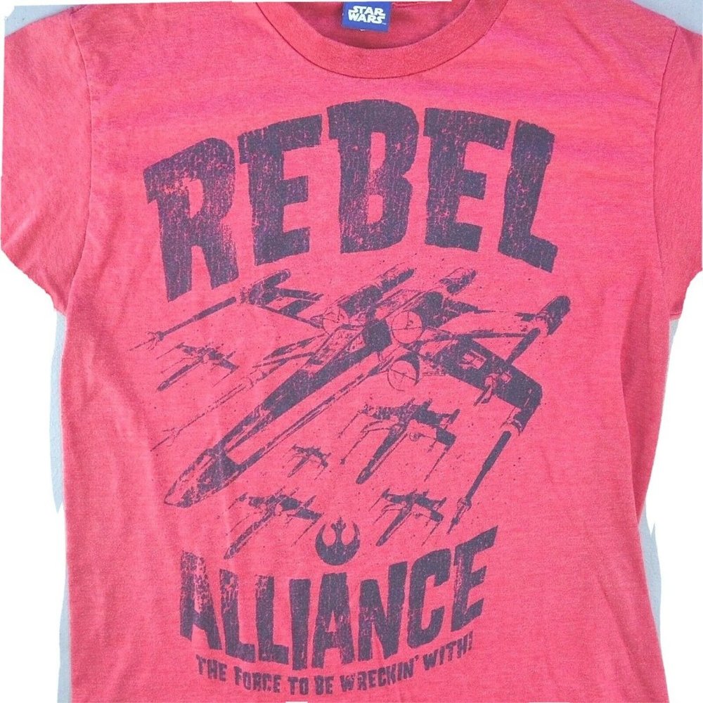 Star Wars X-Wing Rebel Alliance Kids M Retro T-shirt Medium Force To Be Wreckin